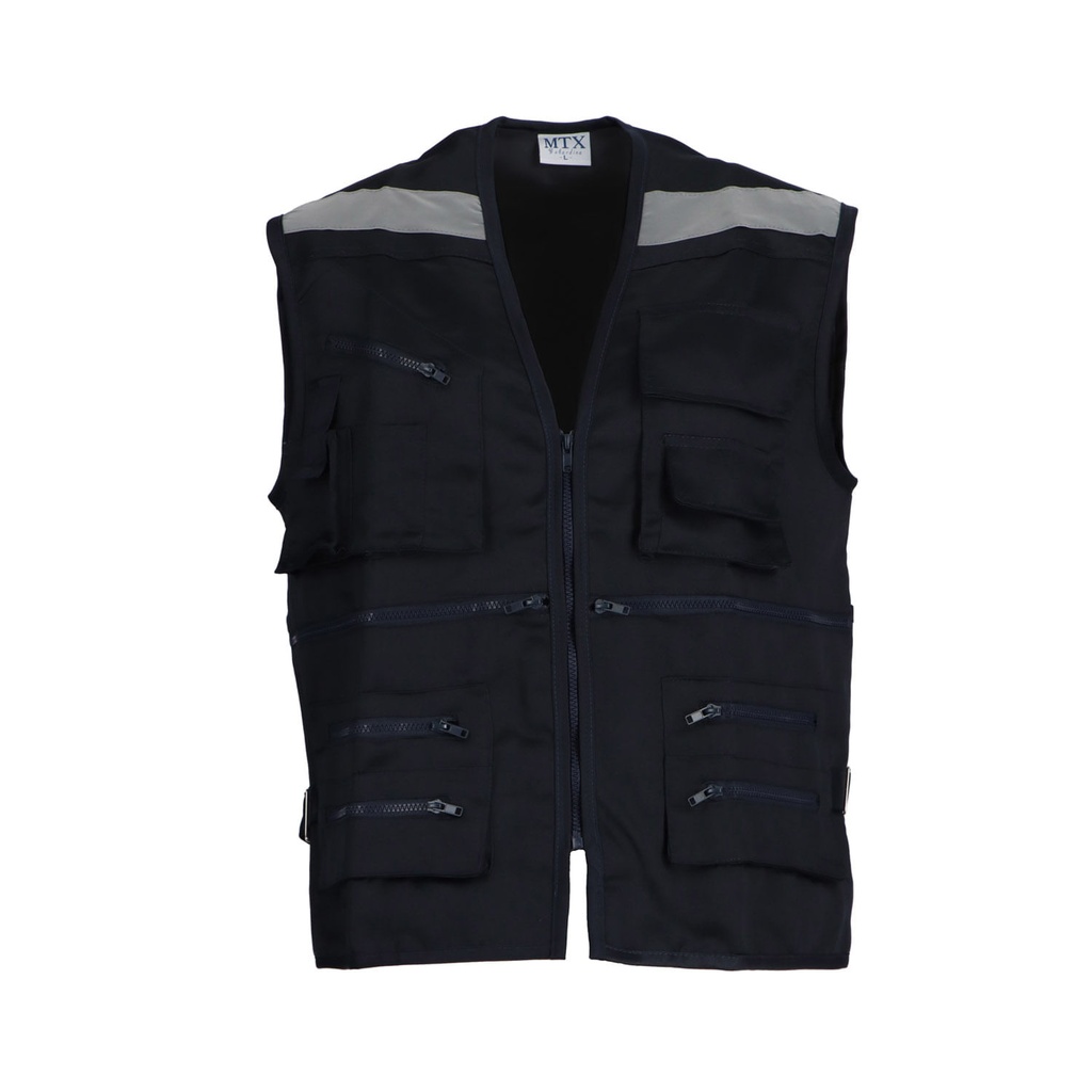 [MA1210421-CL] GEÓLOGO GABARDINA (AZUL MARINO, S, Con Logo)