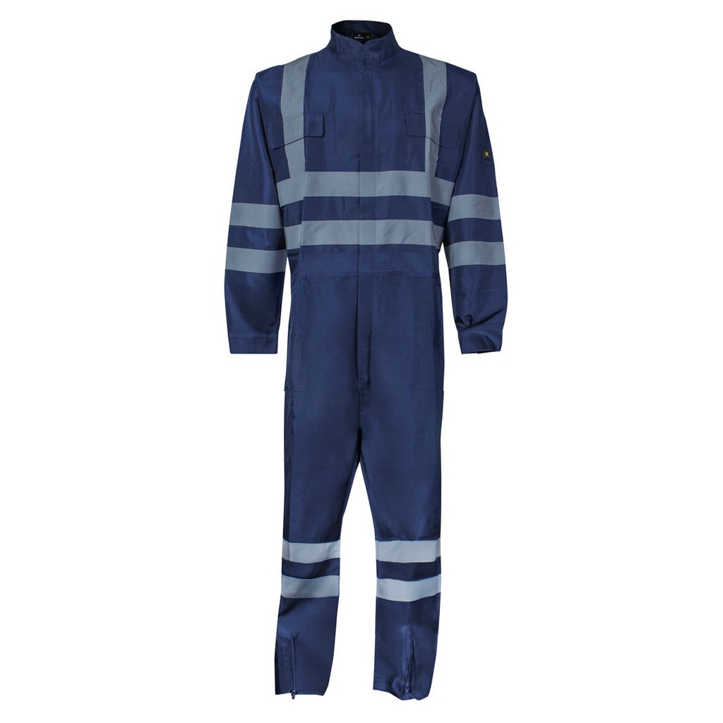 [MA2140421-CL] OVEROL MANQUEHUE POPLIN (AZUL MARINO, S, Con Logo)