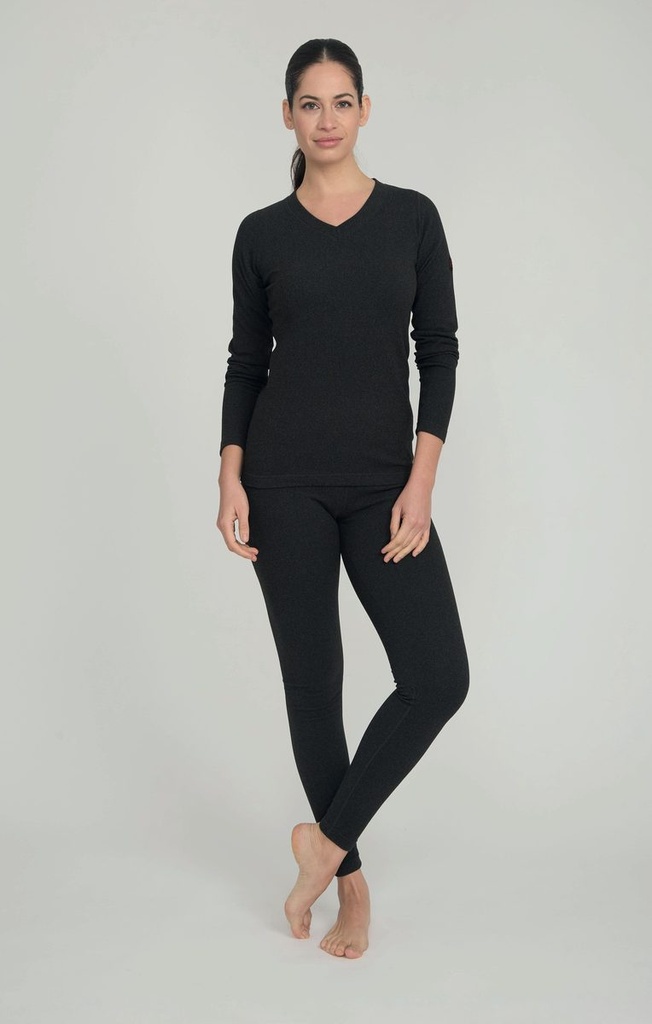 [TX-526-1-CL] CAMISETA TERMICA PRIMERA CAPA OX. BADRAN BLACK (S, Con Logo)
