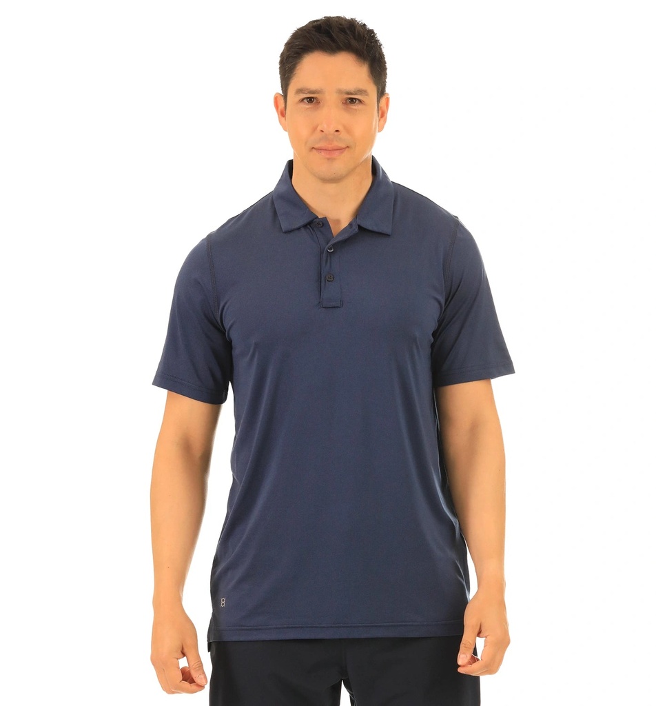 [OXPIDM0112702-CL] POLERA UV COOLING AMUR HOMBRE (AZUL, S, Con Logo)