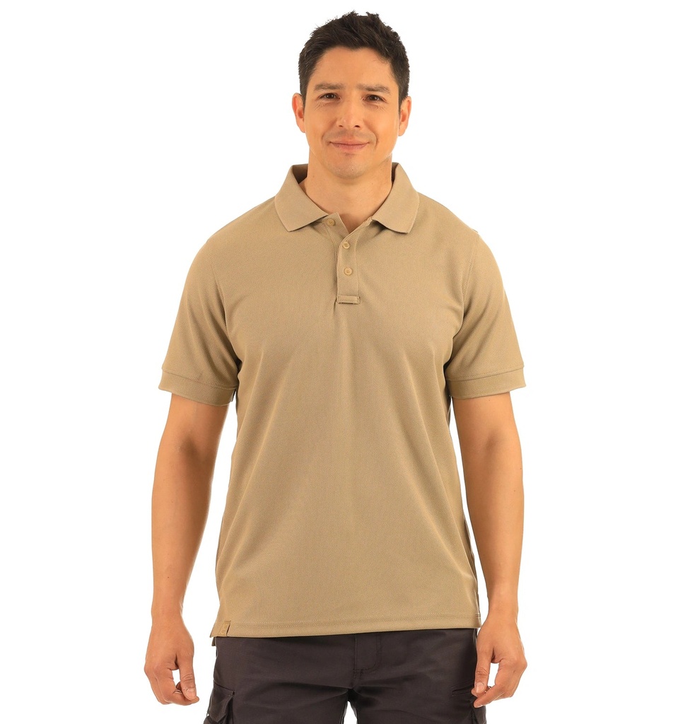 [OXPIDM0123402-CL] POLERA UV COOLING KUMERA HOMBRE (BLANCO, S, Con Logo)