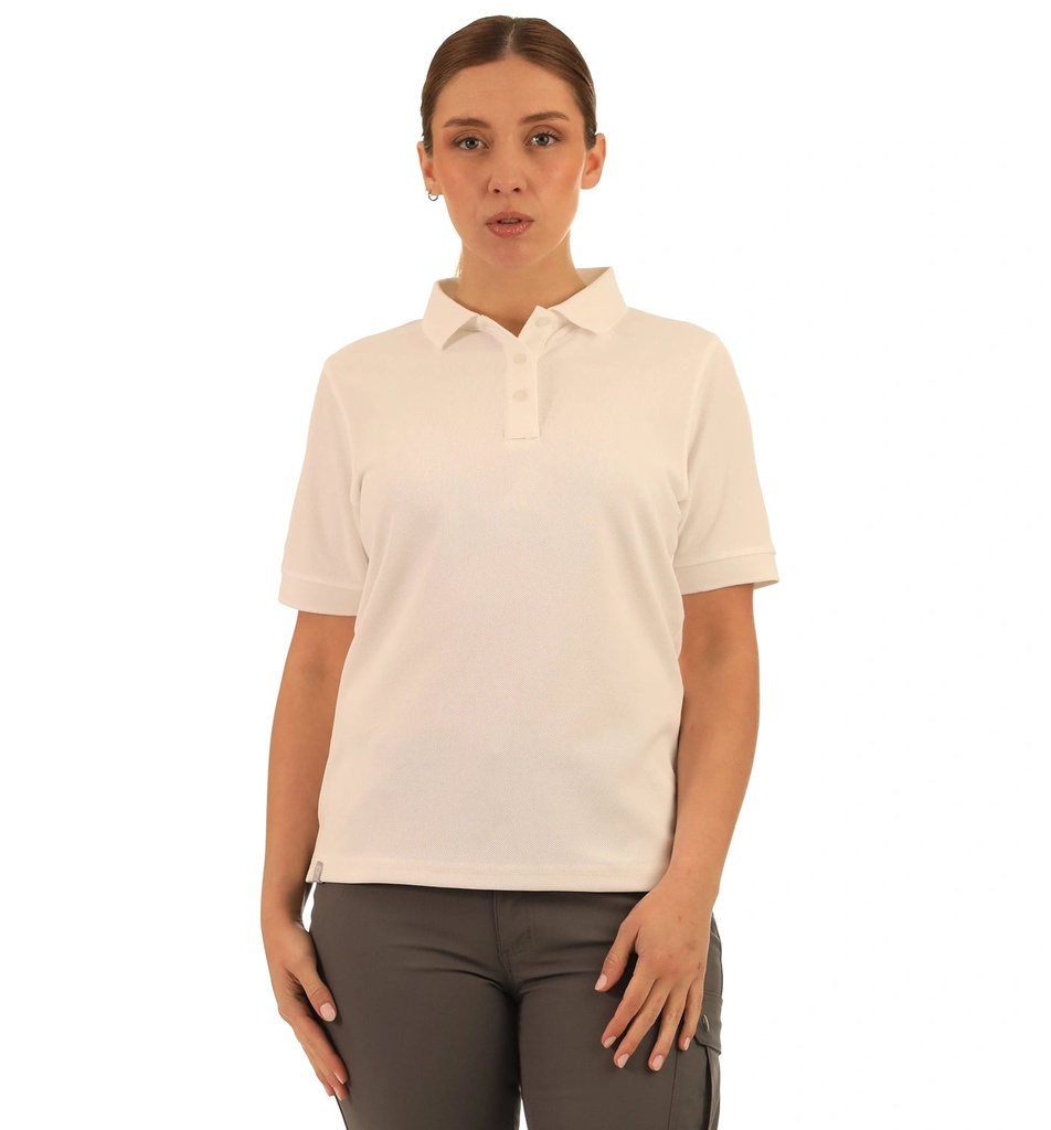 [OXPIDF0123402-CL] POLERA UV COOLING KUMERA MUJER (BLANCO, S, Con Logo)