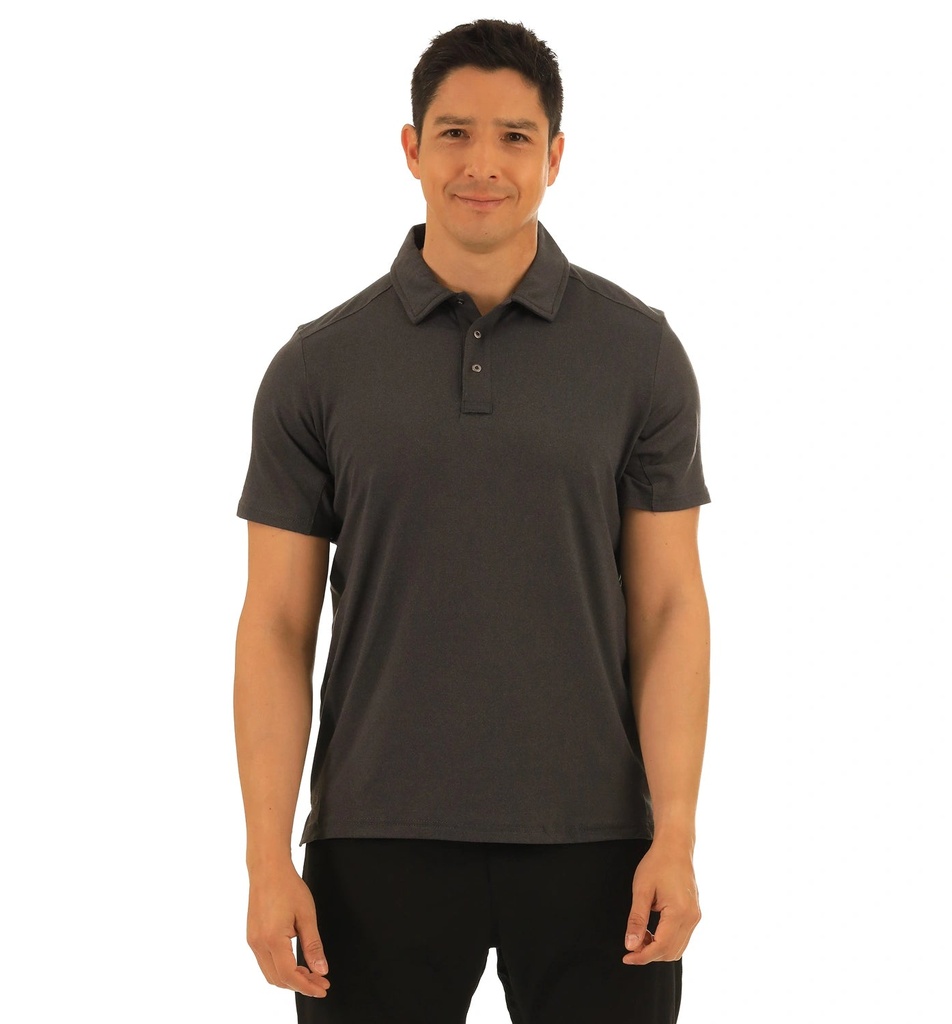 [OXPIDM0090202-CL] POLERA UV QUICKDRY ORENBURG HOMBRE (GRIS OSCURO, S, Con Logo)