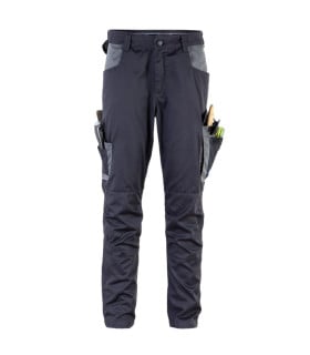 [T-735-3-CL] PANTALON CARGO TULIPERO MOVE HOMBRE (GRIS / GRIS OSC, 44, Con Logo)
