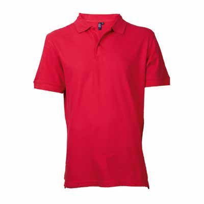 POLERA ALGODÓN SPANDEX M/CORTA ROJO