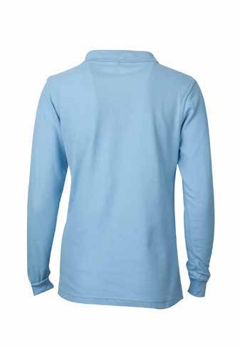 POLERA PIQUE M/LARGA 60/40 MUJER ROJO