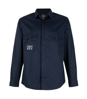 CAMISA IGNIFUGA ANTIESTATICA TECHNIC MANGA LARGA HOMBRE 97% ALGODÓN 3% FIBRA CARBON