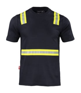 POLERA HIBRIDA DUAL HI-VIS HOMBRE MANGA CORTA