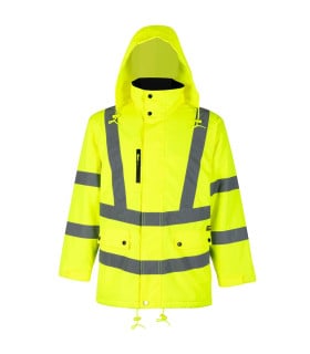 PARKA TERMICA ALTA VISIBILIDAD CLASE 3 HOMBRE MANGA LARGA