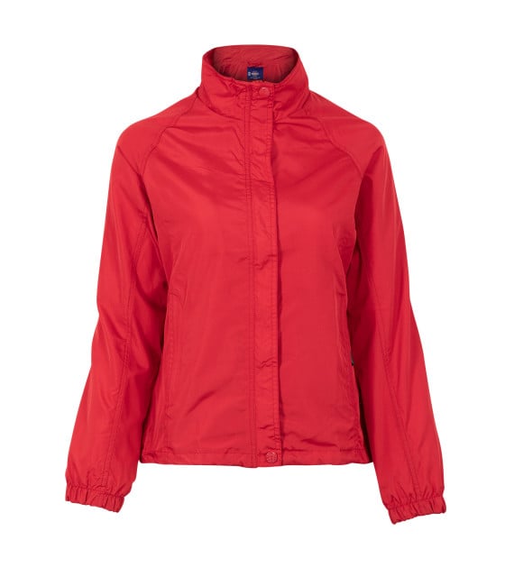 [T07024045-CL] CORTAVIENTO BASIC MANGA LARGA MUJER (AZUL, S, Con Logo)