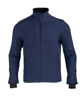 CHAQUETA SOFTSHELL RHELMU MANGA LARGA HOMBRE 100% POLIÉSTER
