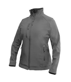 CHAQUETA SOFTSHELL RHELMU MUJER MANGA LARGA 100% POLIÉSTER