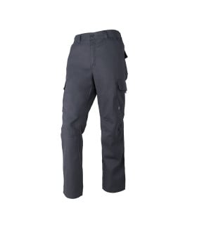 [T10581045-CL] PANTALÓN CARGO GABARDINA PRACTICAL LINE HOMBRE (AZUL, S, Con Logo)