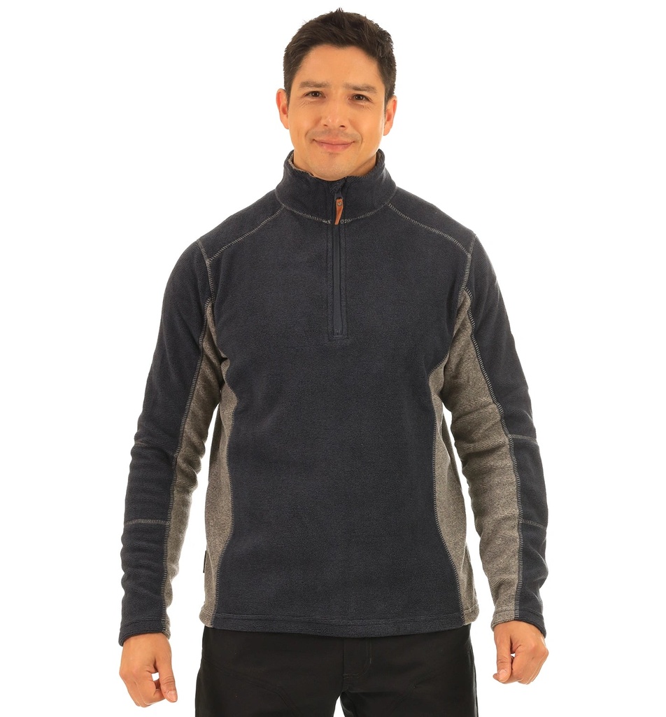 [OXPIEM0172002-CL] POLAR FULL ZIP TREVALI HOMBRE (AZUL, S, Con Logo)
