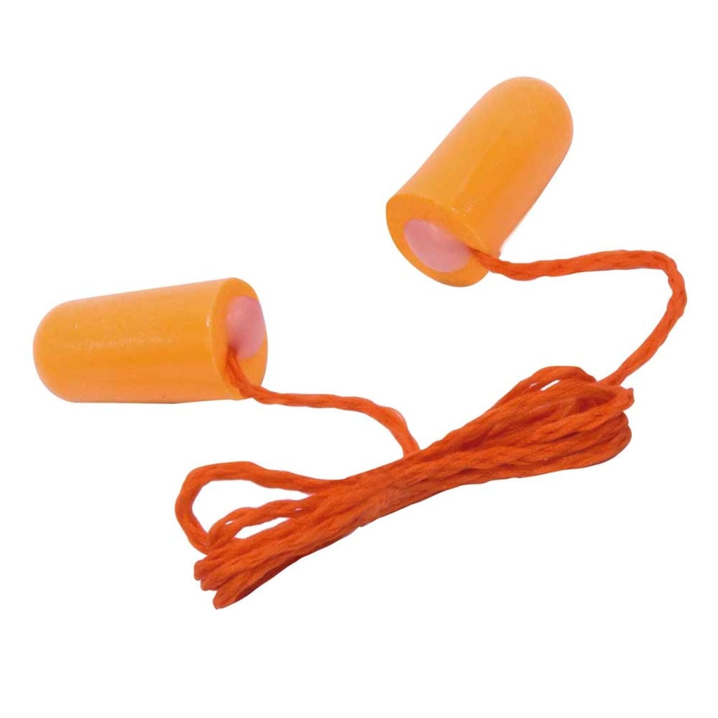 [SP201851310068-SL] PROTECTOR DE OIDOS TAPON AUTOEXPANDIBLE DESECHABLE c/CORDÓN (200 UDS)