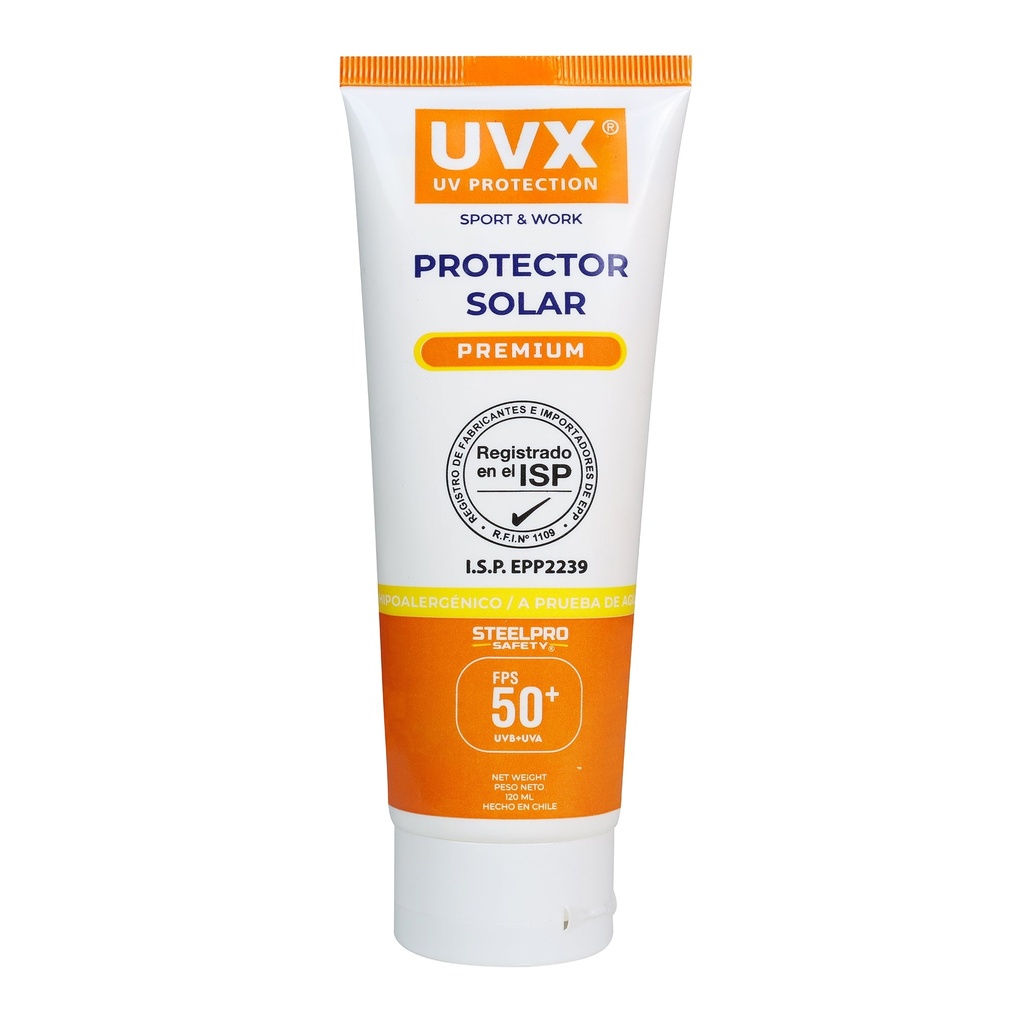 CREMA PROTECCIÓN SOLAR UVX 120 ML. PREMIUM