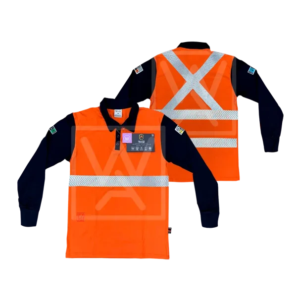 POLERA IGNIFUGA AA+ BICOLOR FRSWA-002-02 HOMBRE