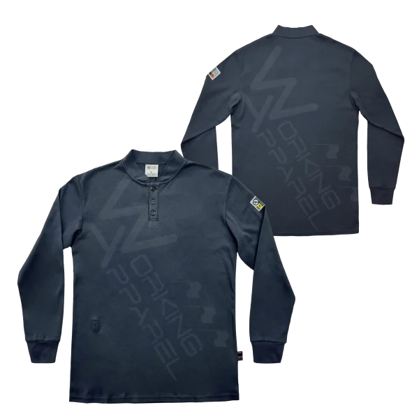 POLERA IGNIFUGA HENLEY AA+ FRSWA-002-017 UNISEX