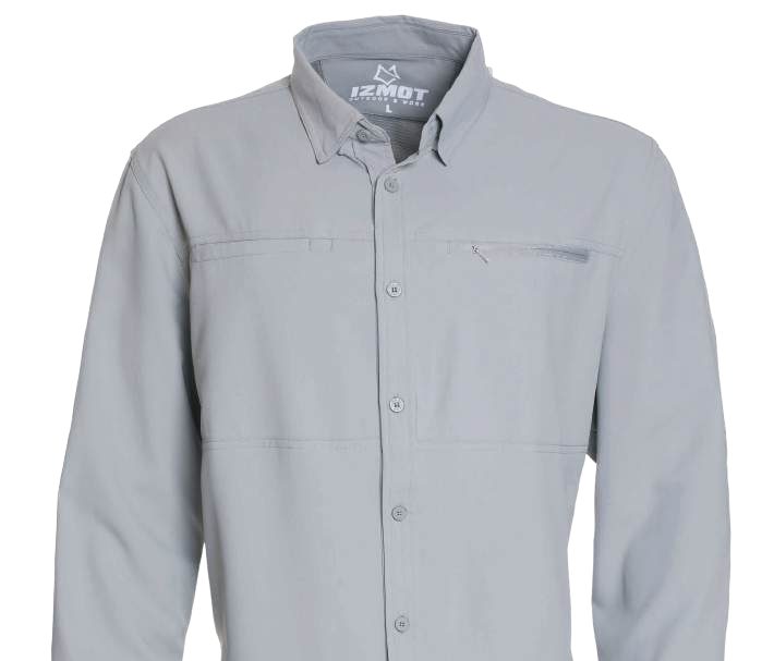 [TX-346-7-CL] CAMISA IZMOT HYDRO H1 (BEIGE, S, Con Logo)